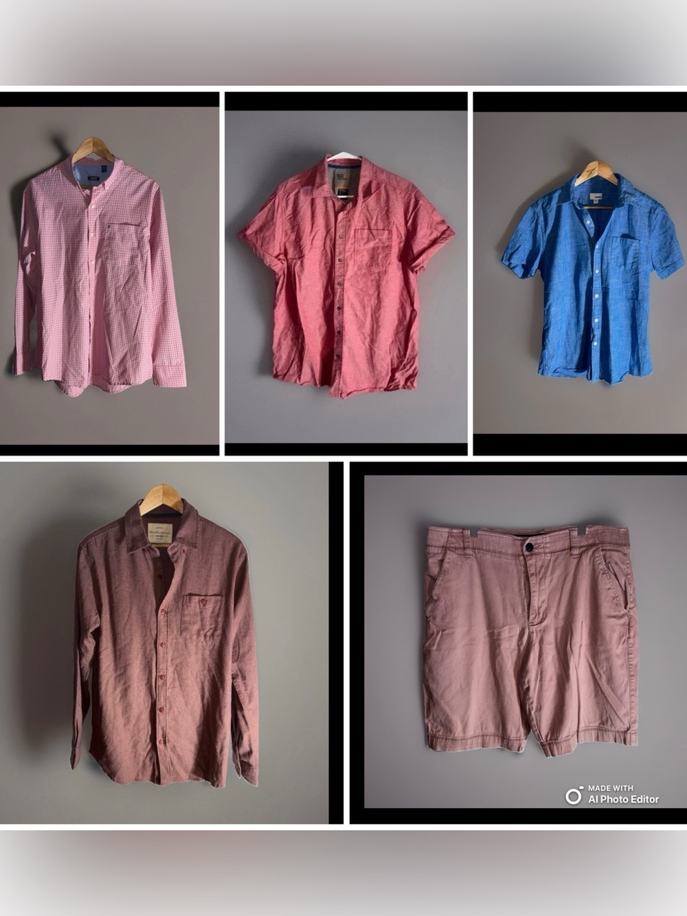Men’s Shirts 5.11 Tactical, Izod, Sonoma, Weatherproof Button Up Shirt Plaid M
